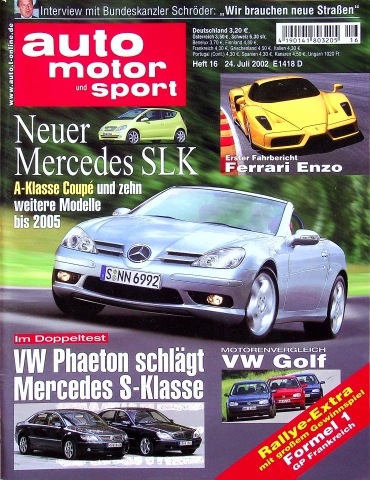 Deckblatt Auto Motor und Sport (16/2002)